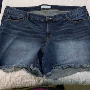 Torrid cutoff denim shorts